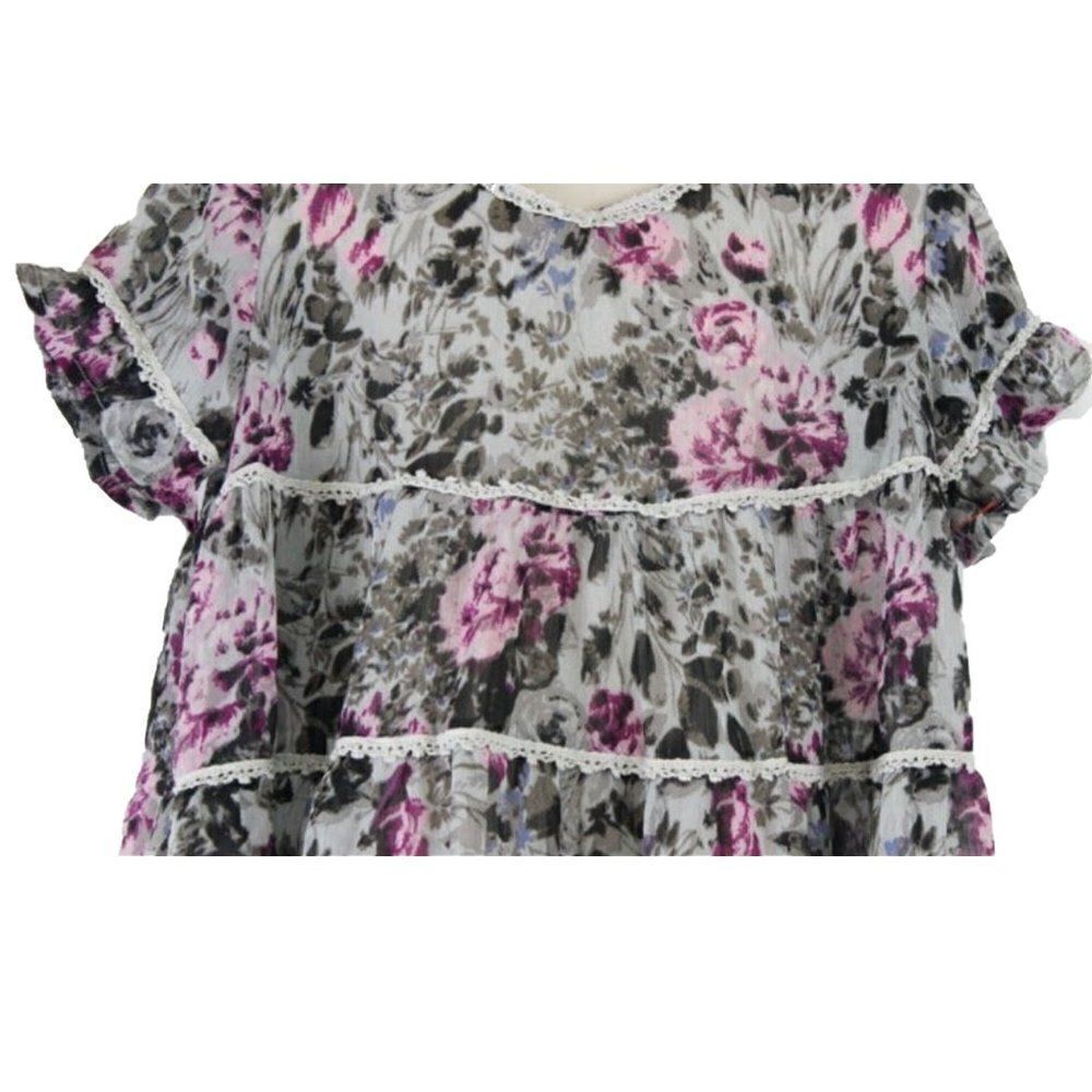NWOT Disney DSigned Sheer Shirt Swing Floral Tee - Picture 3 of 5
